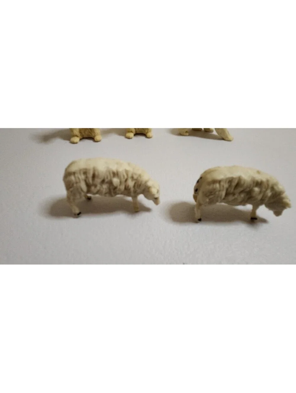 Vintage polar bear and sheep miniatures lot-Made in England